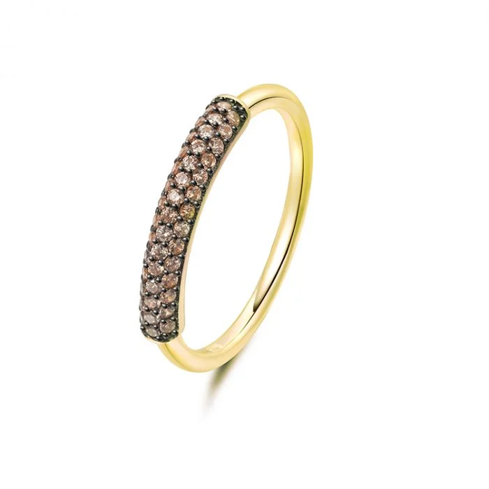 Plain Ring Zircon Ring SRS01035-2