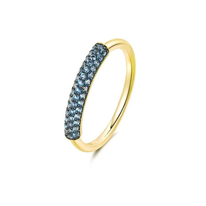 Plain Ring Zircon Ring SRS01035-8