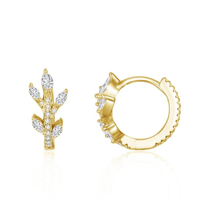 dendritic zircon earrings SES01191