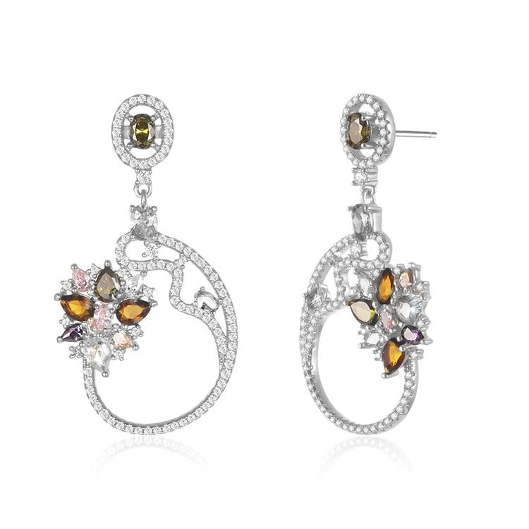 Silver Flower earrings – sunrise-jewel
