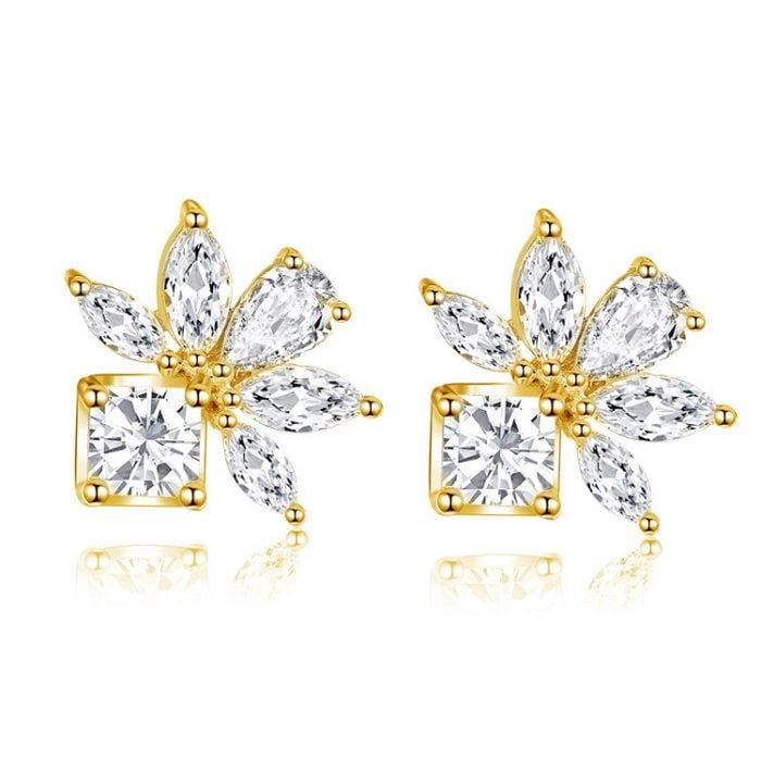 Flower grass earrings SES01138