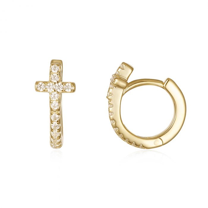 Cross earrings SES01155