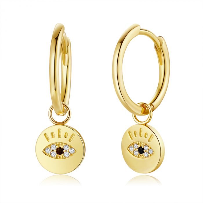 round glasses earrings SES01228